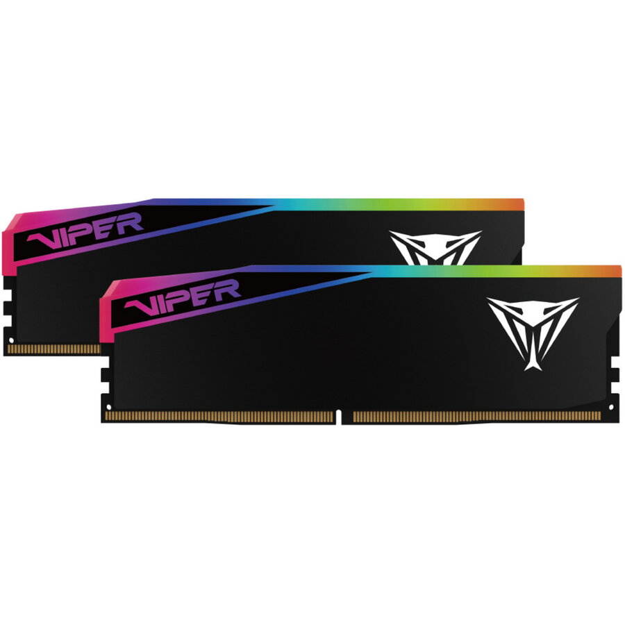 Memorie DDR5 - 32GB - 6000 - CL - 28 (2x 16 GB) Dual Kit (black, VEUR532G6028K, Viper Elite 5 Ultra RGB, INTEL XMP, AMD EXPO)