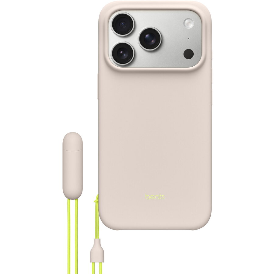 GPS Beats Kickstand Case with MagSafe and Camera Control, beige,…