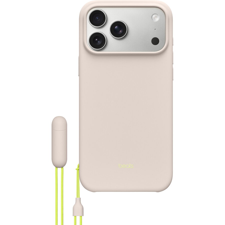 GPS Beats Kickstand Case with MagSafe and Camera Control, beige,…