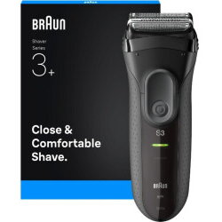 Aparat de ras Series 3+ 3000, shaver black/grey