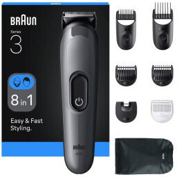 Masina de tuns Series 3 All-In-One Style Kit AIO3540, hair clipper grey