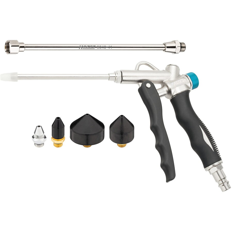 blow-out gun with cone set 9040-4/6, blow-out tool 6-piece