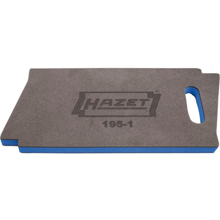 kneeboard 195-1, knee protection grey/blue, in  logo shape