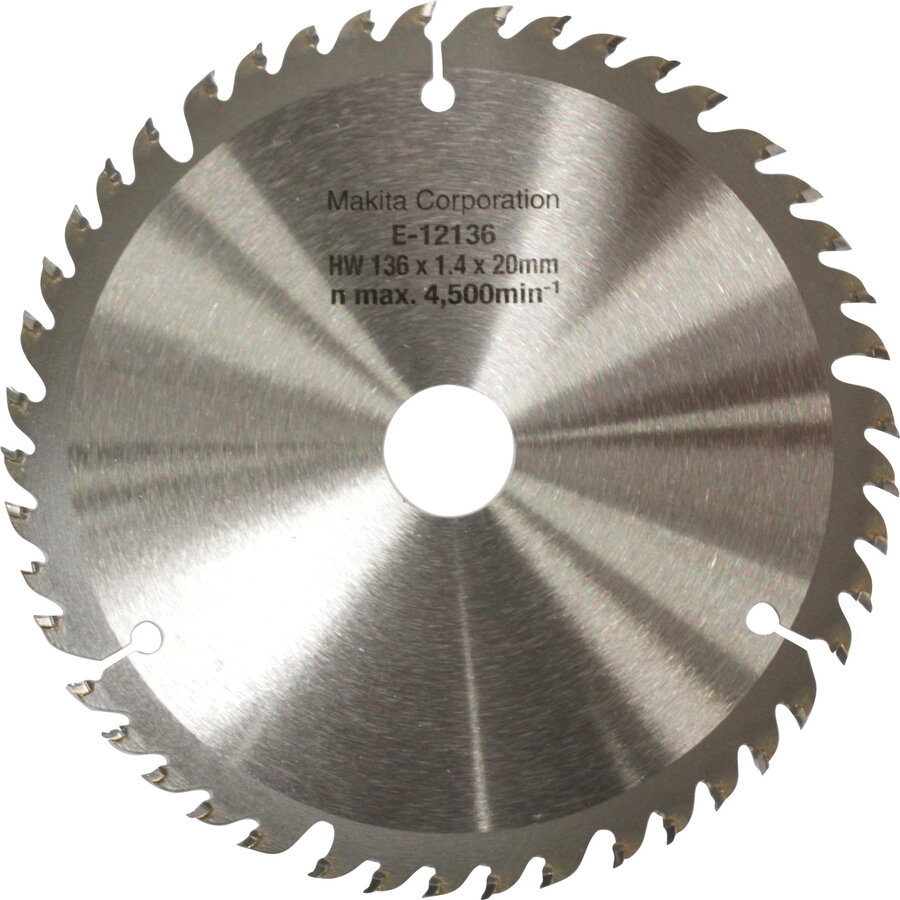 circular saw blade EFFICUT E-12136, O 136mm, 45Z bore 20mm, for cordless saws