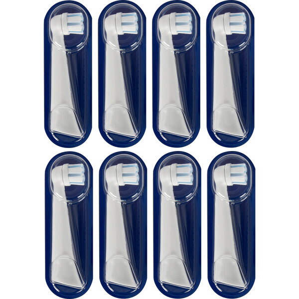 Braun iO Gentle Cleaning 8-pack, white brush heads, for sensitive areas and healthier gums