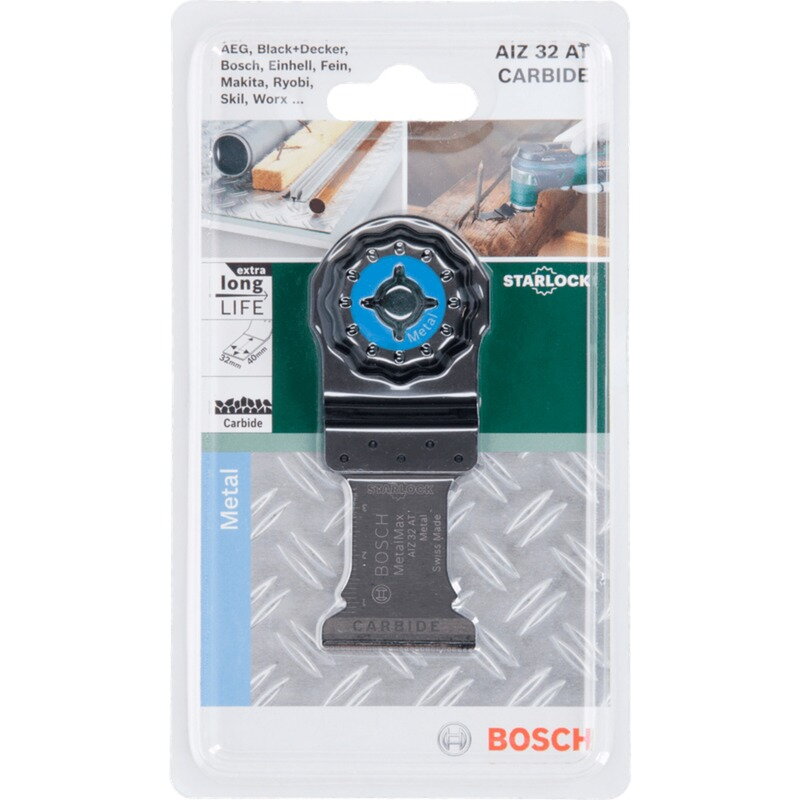 Bosch Professional plunge saw blade Expert AIZ 32 AT MetalMax, 10 pieces, carbide, width 32mm