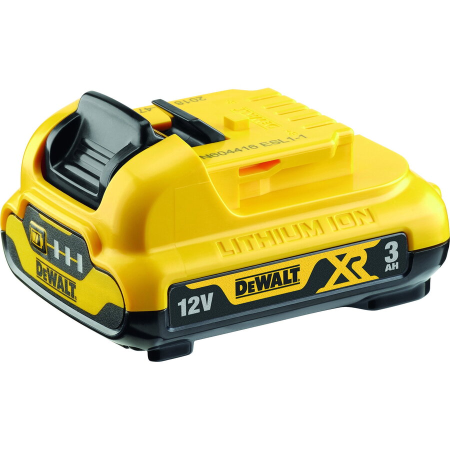 XR battery DCB124, 12Volt 3Ah yellow/black