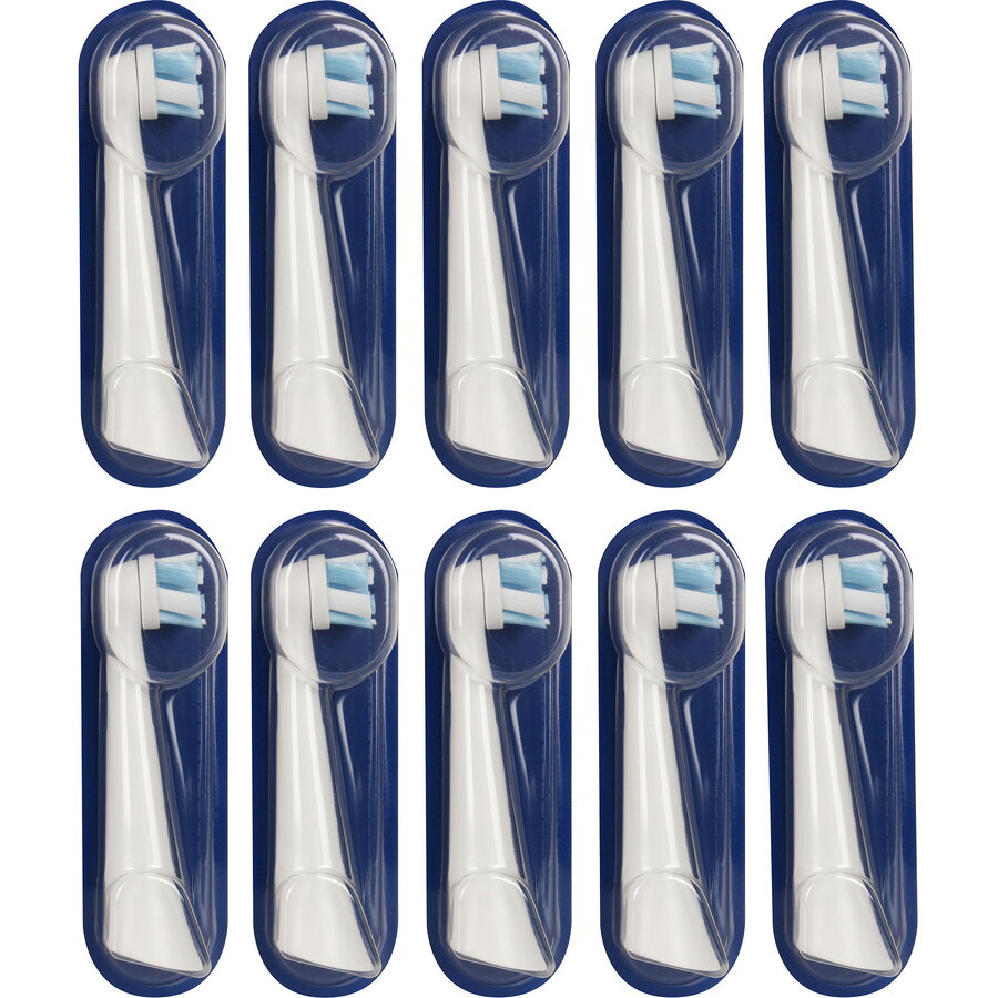 Braun iO Ultimate Clean 10-pack, white brush heads, superior plaque removal