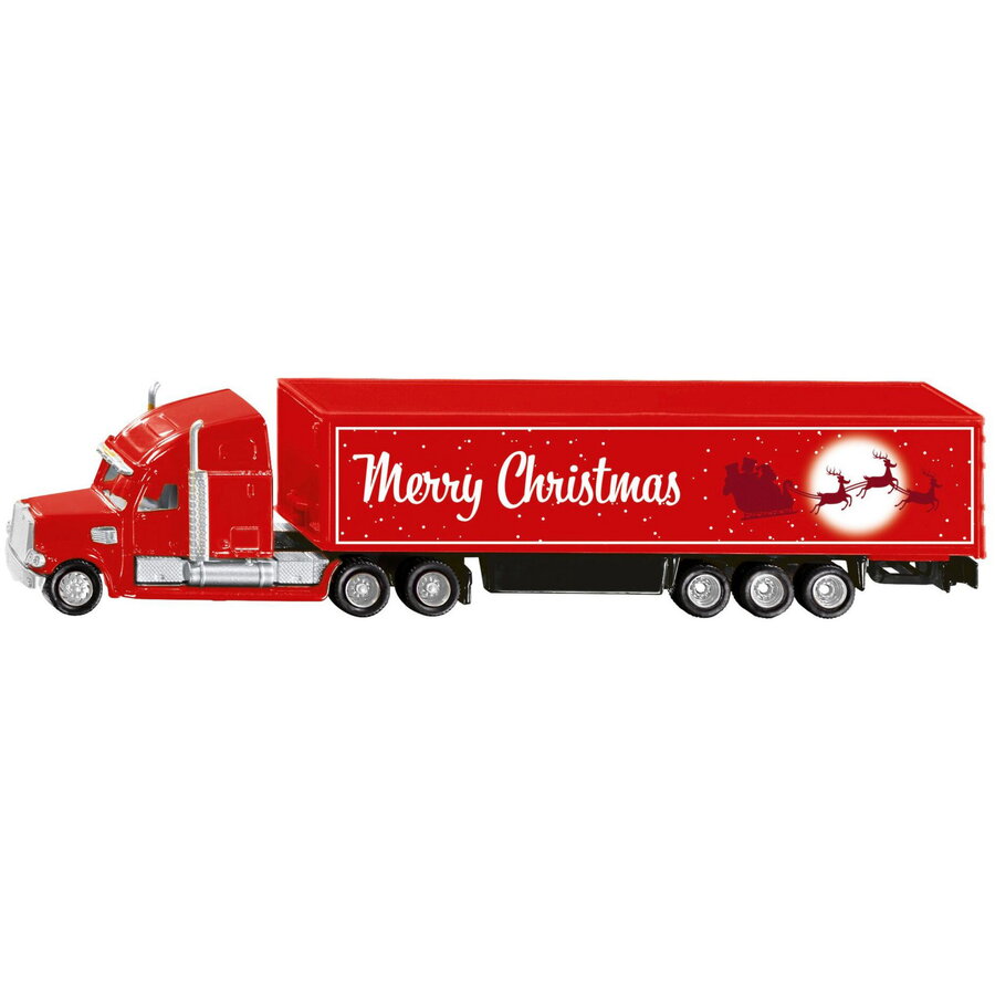 Jucarie SUPER Freightliner Christmas Truck Red +3 ani