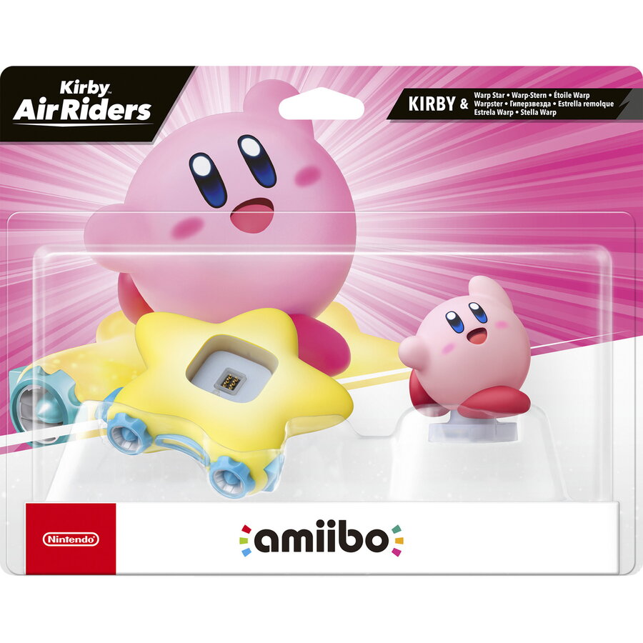 Joc consola amiibo Kirby & Warp Star action figure