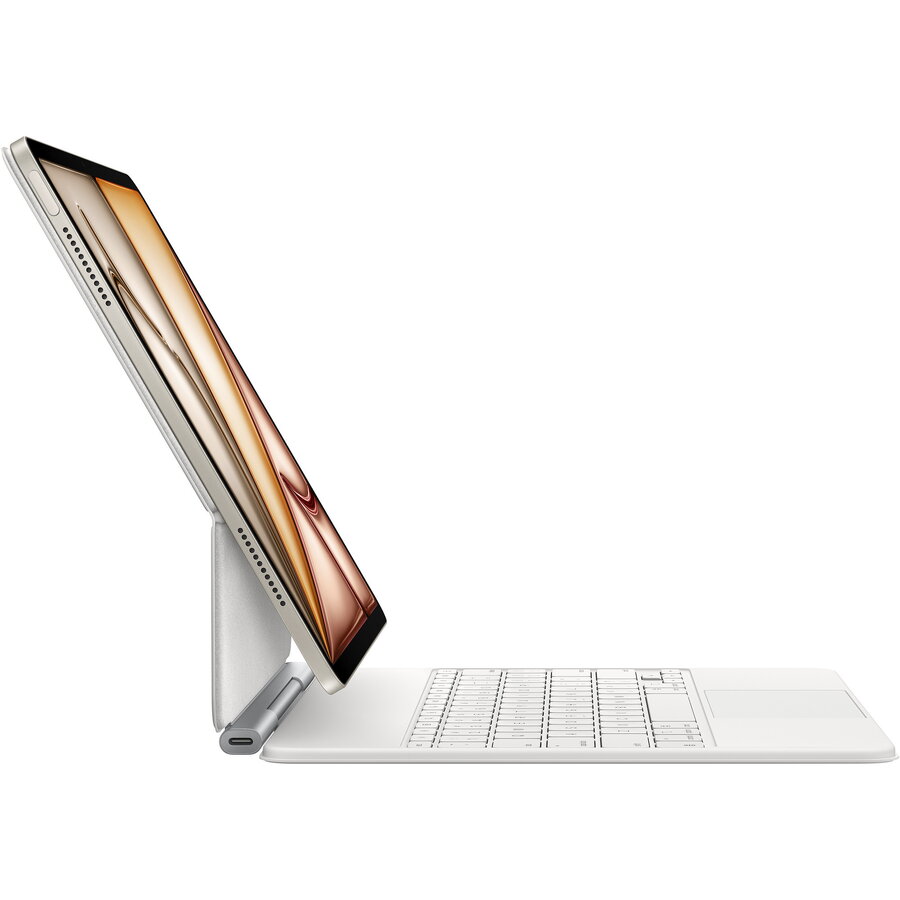 Husa cu Tastatura Apple Magic Keyboard MDFW4Z/A pentru iPad Air 13Inch (M3) Layout International EN Alb — imaginea 3