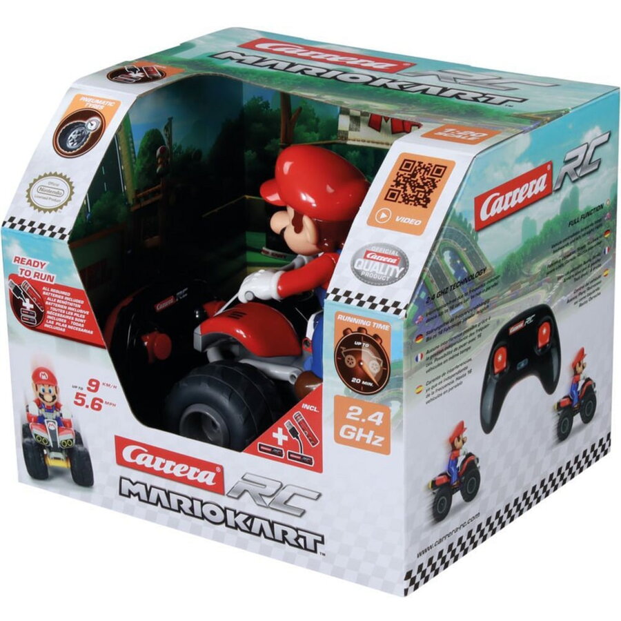 Jucarie RC 2.4GHz Mario Kart Mario - Quad