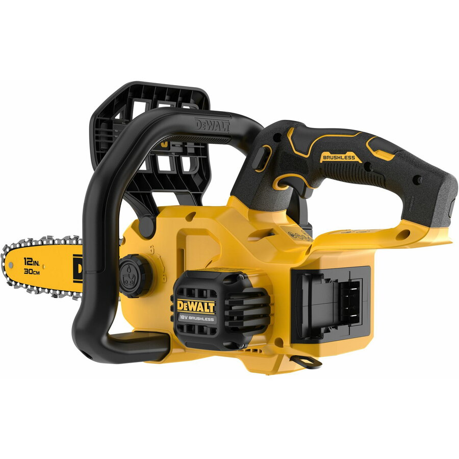 Fierastrau electric cordless compact chainsaw DCMCS565N, 30cm, 18Volt (yellow/black, without battery and charger)