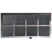 Respecta active carbon filter set MIZ 7800 (silver/black, 2 pieces)