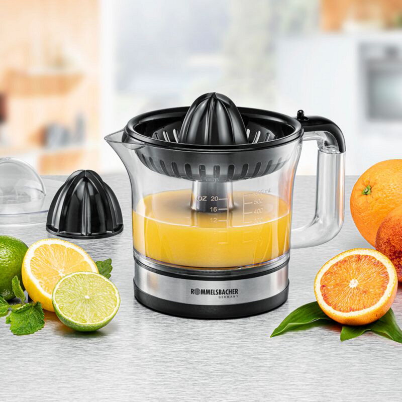 Storcator citrus press ZP 50 (stainless steel/black, 30 watts, juice container 0.6 liters)