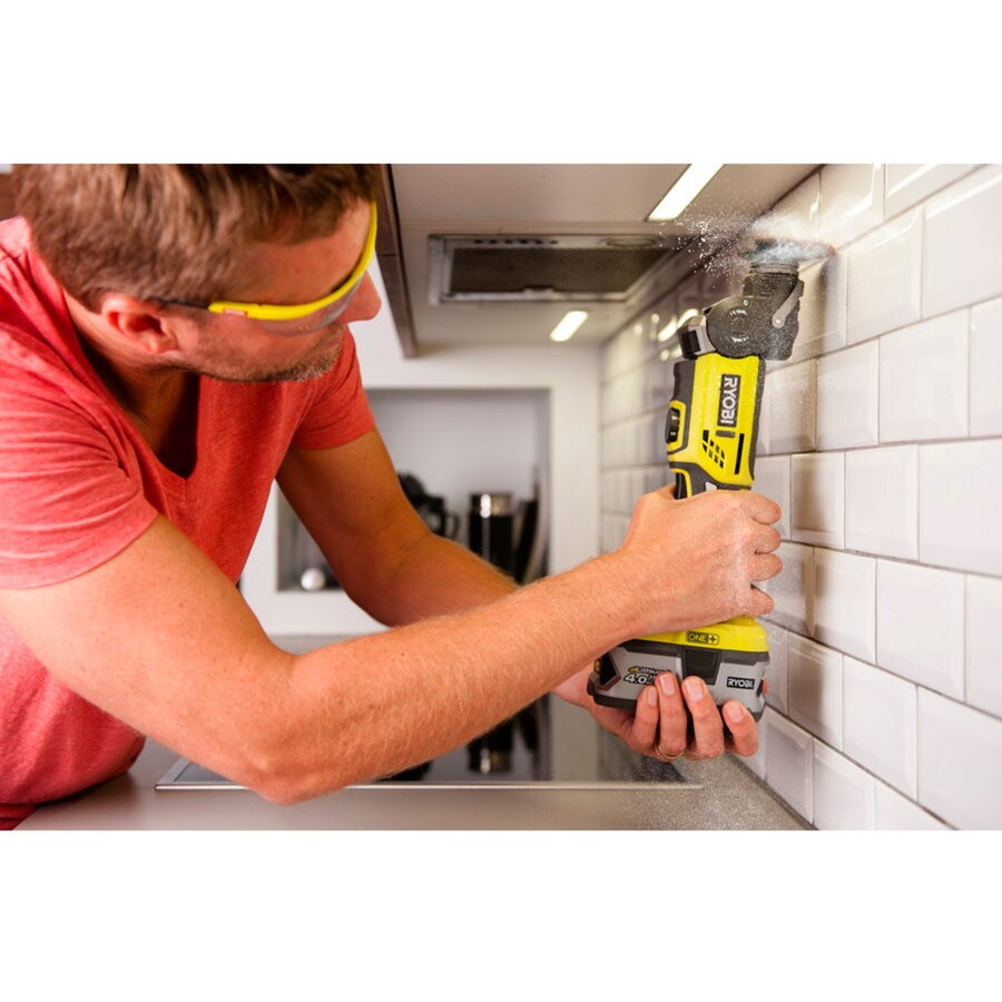 Ryobi ONE+ cordless multitool R18MT-0, 18 volts (green/black, without battery and charger)