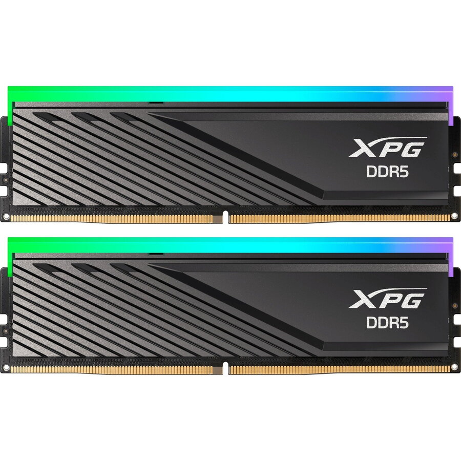 Memorie DIMM 16 GB DDR5-5600 (2x 8 GB) dual kit (black, AX5U5600C468G-DTLABRBK, XPG Lancer Blade RGB, INTEL XMP, AMD EXPO)