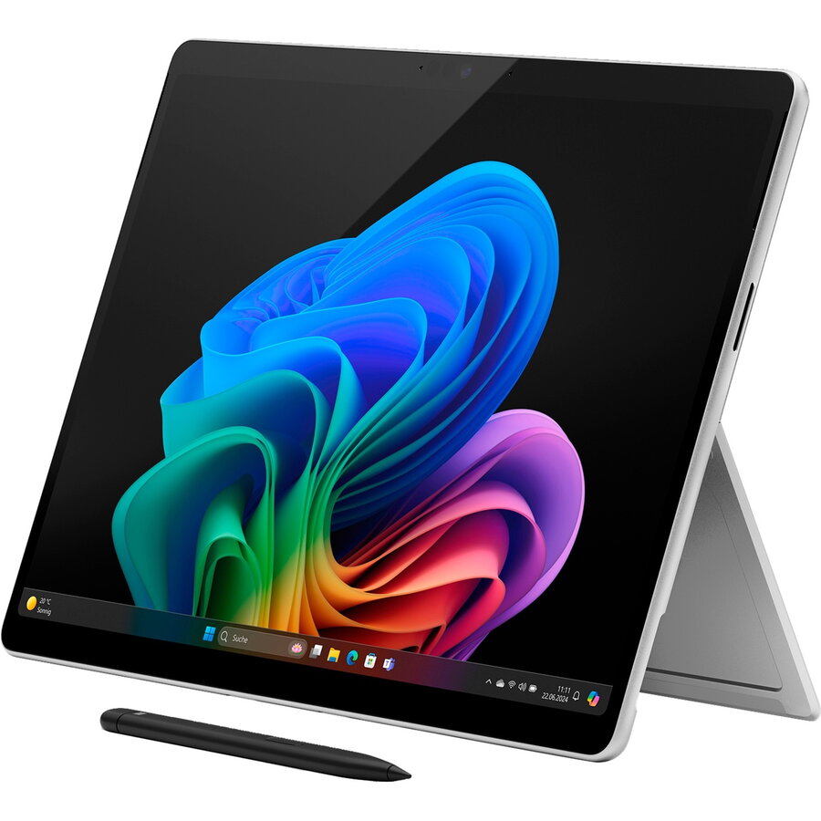 Tableta Surface Pro 11 for Business (platinum/black, Windows 11 Pro, 1 TB, 16GB RAM, Snapdragon X Elite)