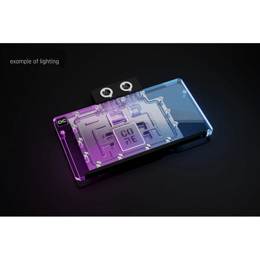 Core RX 9070 XT TUF + Prime (transparent/chrome, incl. backplate)