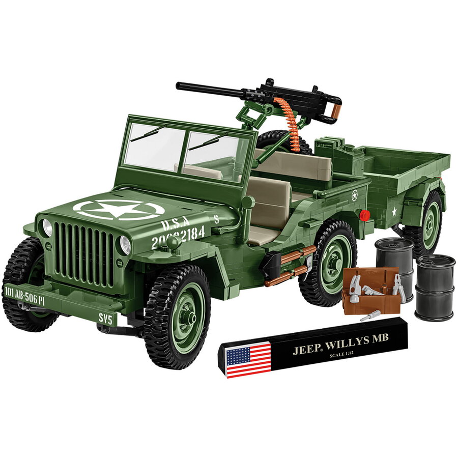 Jucarie Willys MB Trailer Executive Edition +10 ani