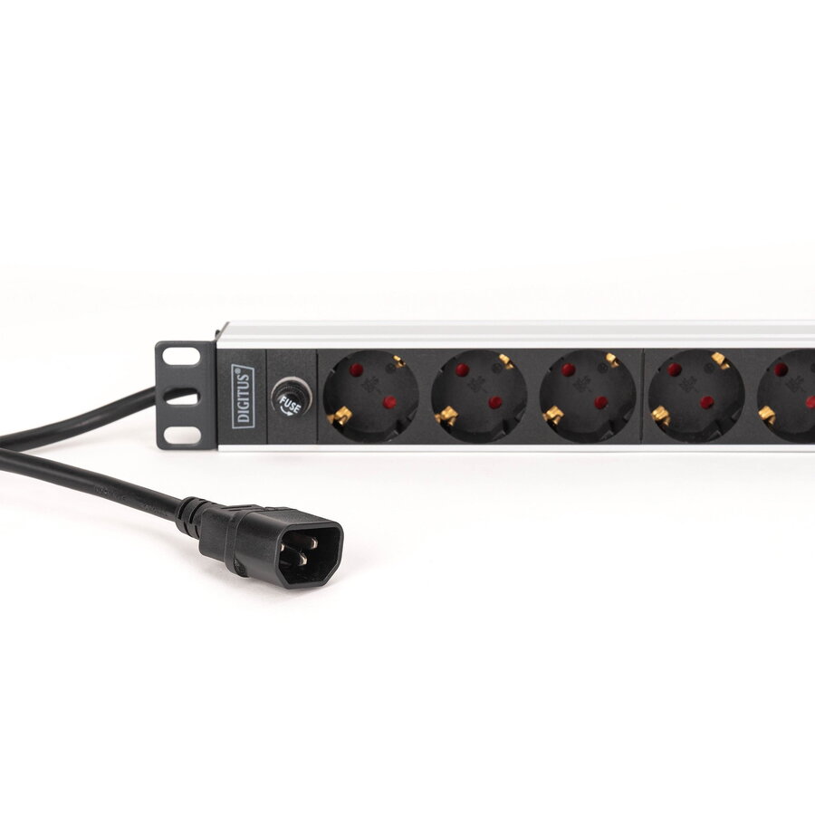 power strip 19 PDU with aluminum profile, 9-way
