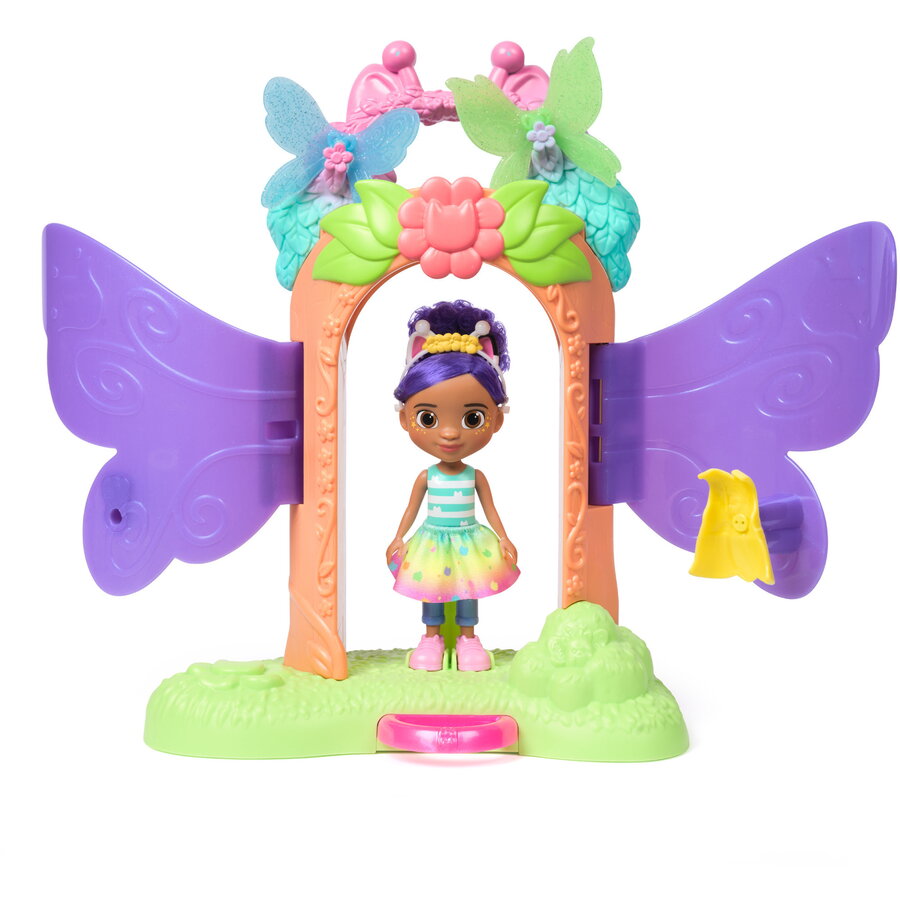 Jucarie Gabby's Dollhouse Fairylandia - Fairy Magic Reveal Playset (12 Pieces)
