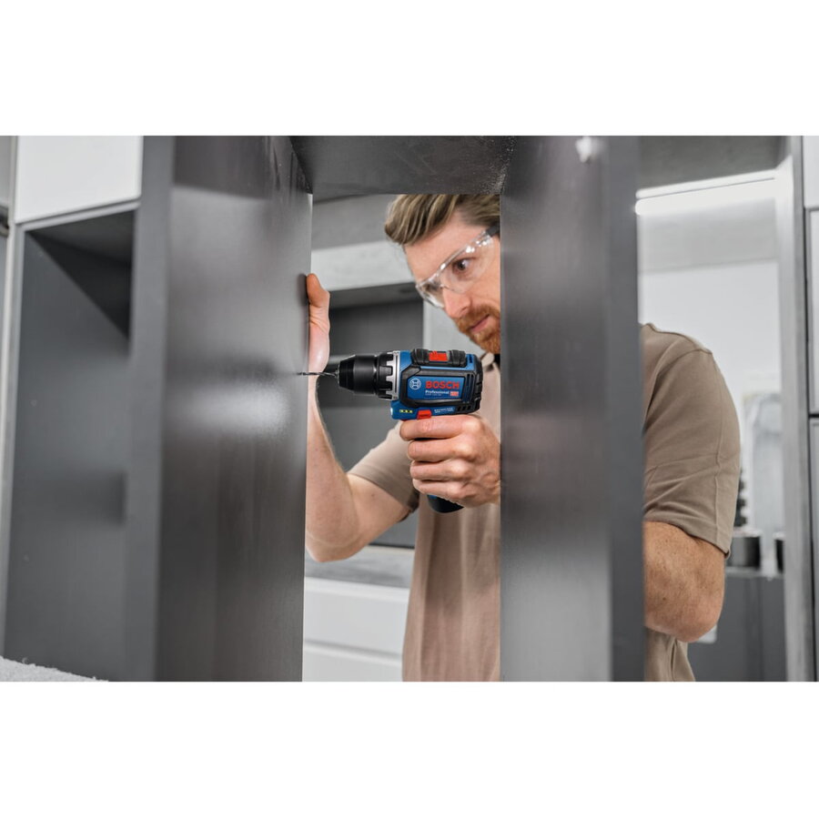 Bosch Powertools cordless drill/driver GSR 12V-32 Professional, 12Volt (blue/black, 2x Li-ion battery 2.0Ah, tool bag)