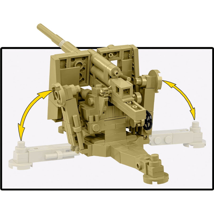 Jucarie 8.8 cm Flak 18 Anti-Aircraft Gun Building Block +7 ani