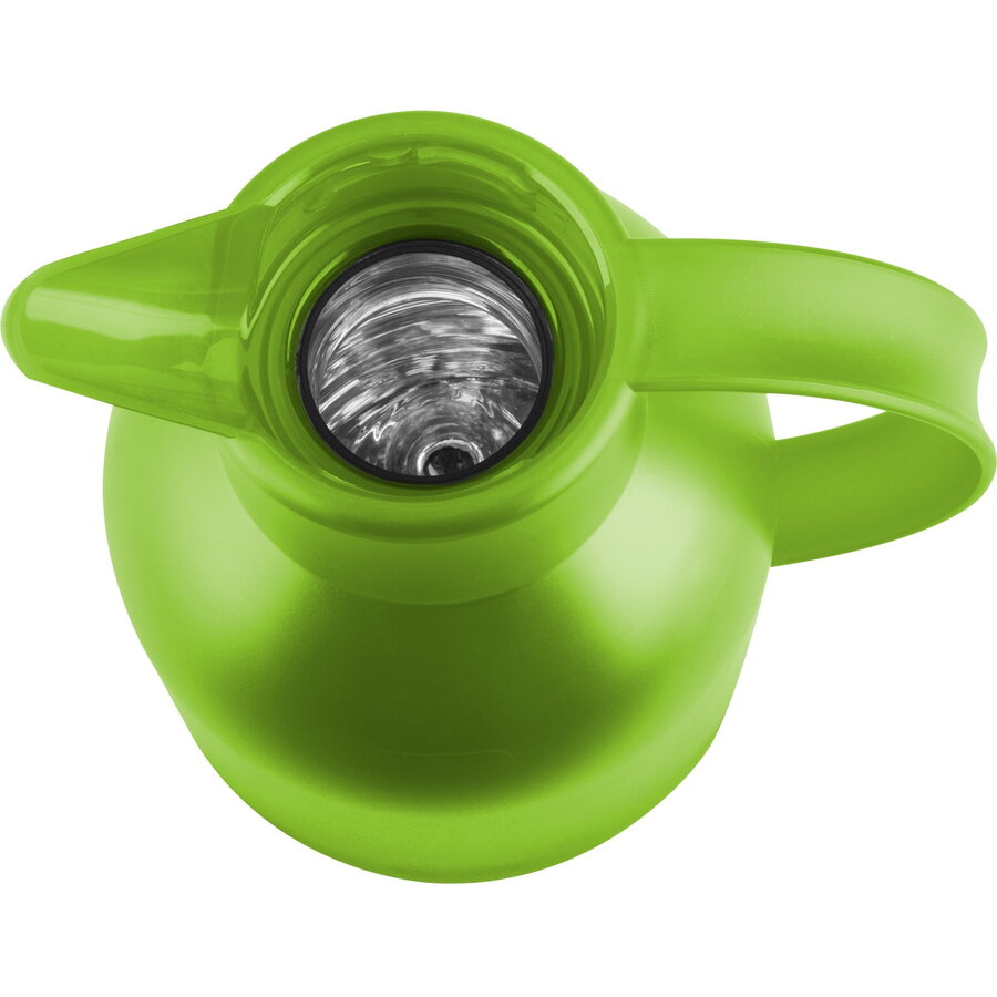 SAMBA vacuum jug, 1 liter (light green/transparent, QUICK PRESS closure)