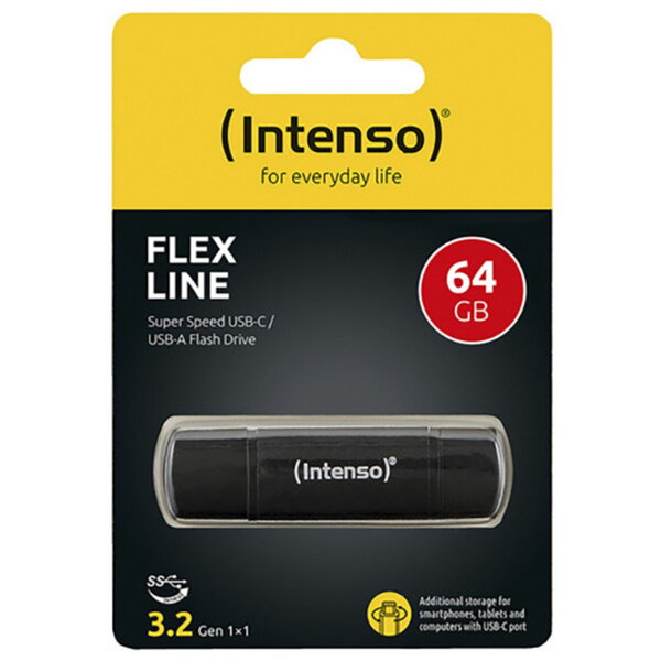 Memorie USB Flex Line 64GB USB-C Black