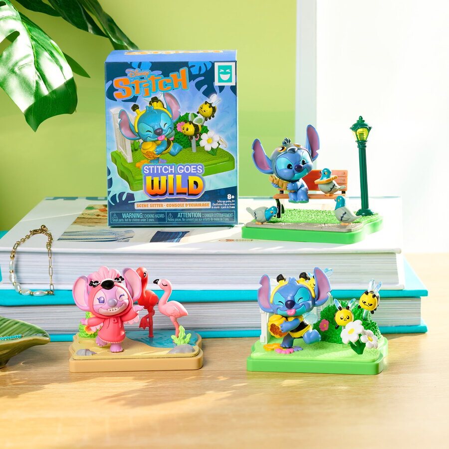 Just Play Disney Stitch Goes Wild Collectible Figures (assorted item, one figure)