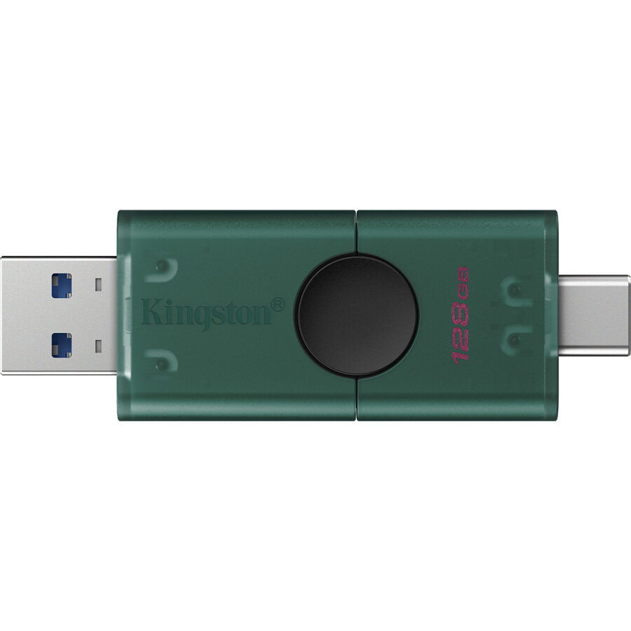 Memorie USB DataTraveler Duo 128GB (green/black, USB-A, USB-C)