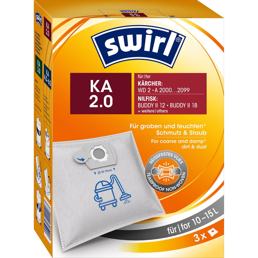vacuum cleaner bags KA 2.0 Kärcher/Nilfisk (10-15 liters)