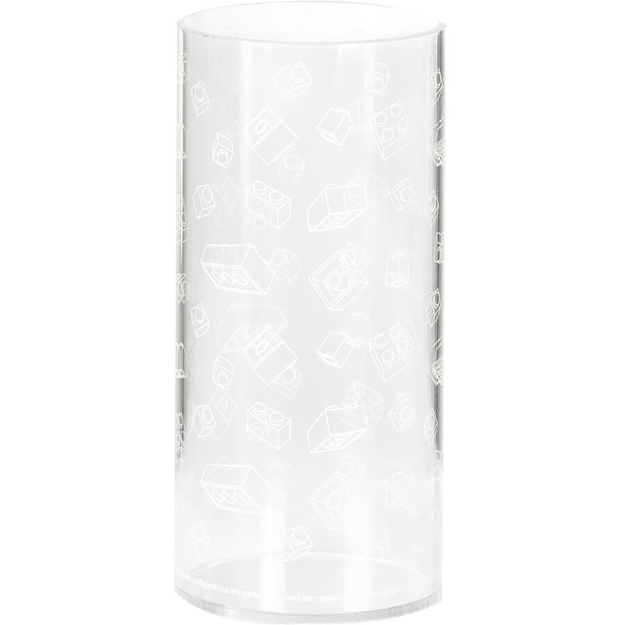 Room Copenhagen LEGO Cylinder Vase Brick Art Line (transparent)