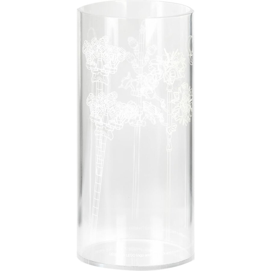 Room Copenhagen LEGO Cylinder Vase Wild Flower (transparent)