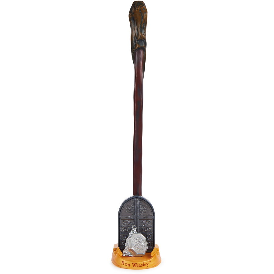 Jucarie Wizarding World Harry Potter - Authentic Ron Weasley Wand (with Hogwarts Holder)