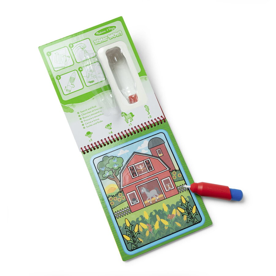 Jucarie Melissa & Doug - Water WOW! Farm yard