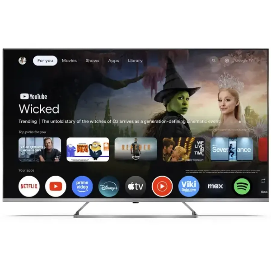 Televizor QLED MiniLED Sharp 127cm 50inch 50JP7265E Ultra HD 4K Smart TV WiFi Argintiu