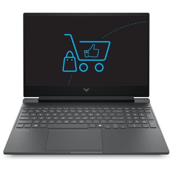 Laptop Victus 15 FHD 15.6 inch Intel Core 5 210H 24GB 512GB SSD RTX 5060 Free Dos Grey