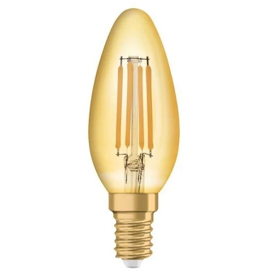 Bec Led 000004099854091476 Vintage 1906 Clasa B E14 35W 410lm Lumina Calda cu Filament Transparent