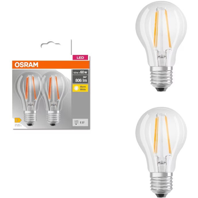 Bec 000004099854064098 Basecla 60 6,5W/827 230V Filament E27