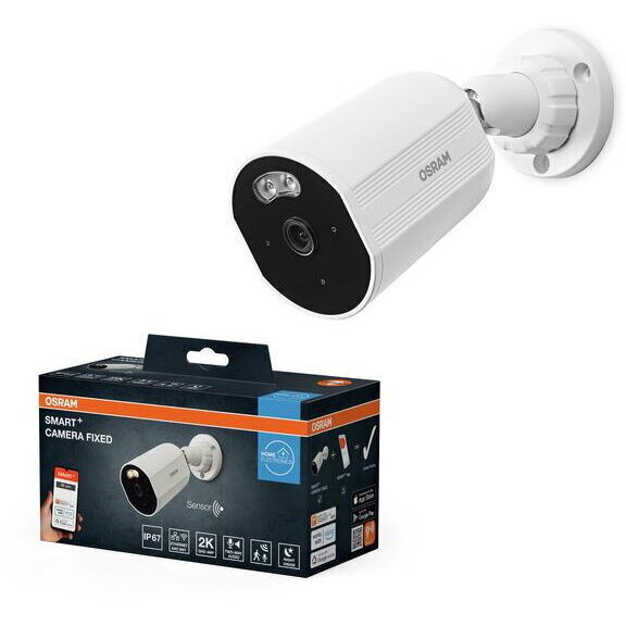 Camera de Supraveghere O4058075850538 Smart + WIFI Fixa pentru Exterior Alb