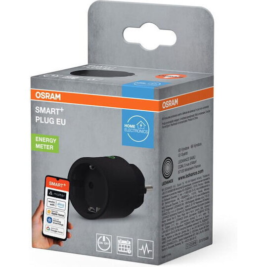Priza Inteligenta 000004099854419225 WiFi (2.4GHz) 10A 2300W IP20 Negru