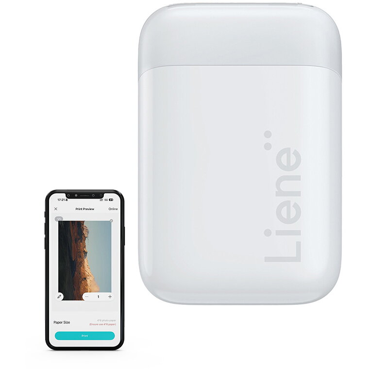 Imprimanta Foto Portabila Pearl 2x3Inch Alb