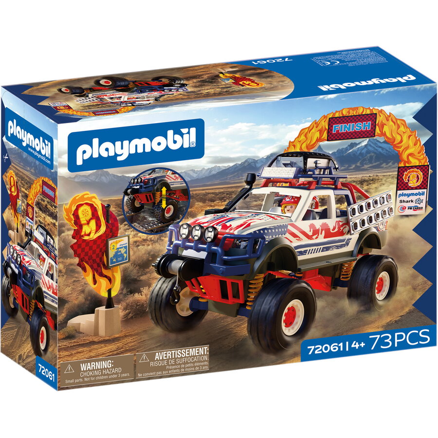 Set de Constructie Off Road Camion 73 piese +4 ani