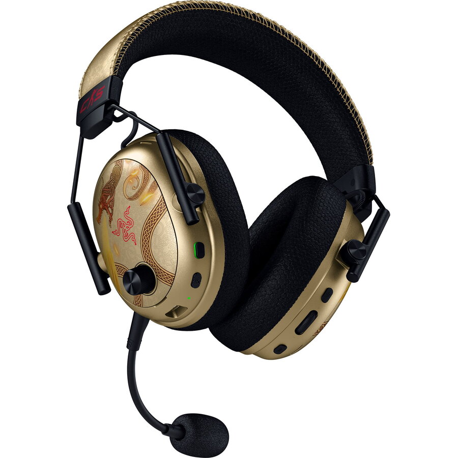 Casti BlackShark V3 Pro - Counter Strike 2 Edition (beige/brown, ANC, 2.4 GHz dongle, Bluetooth, USB, 3.5 mm jack)