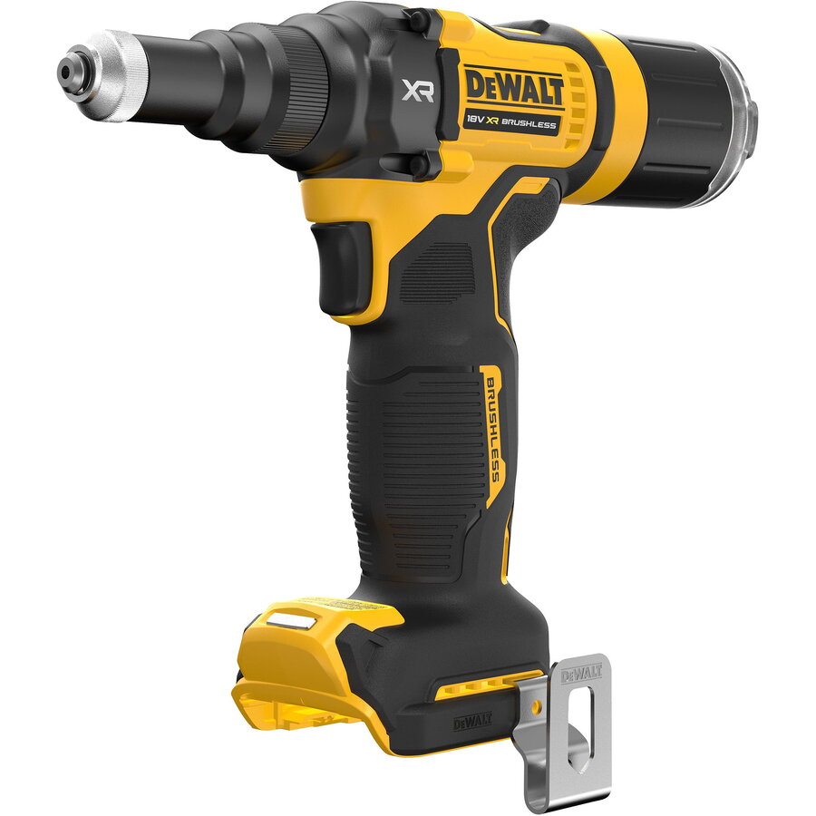 cordless rivet gun DCF403NT, 18 volts, 2.4 - 4.8 mm (yellow/black, without battery and charger, in T STAK box)