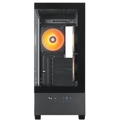 Carcasa GT-01B-OP ARGB Middle Tower Tempered Glass Negru
