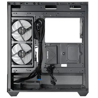 Carcasa GT-01B-OP ARGB Middle Tower Tempered Glass Negru
