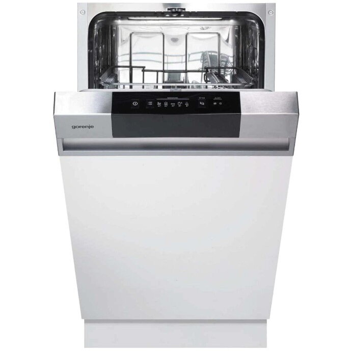 Masina de Spalat Vase Semi-Incorporabila GI520E15X 9 Seturi 5 Programe 45Cm Clasa E Inox